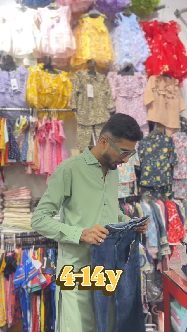 New arrivals — big-size jeans & shirts